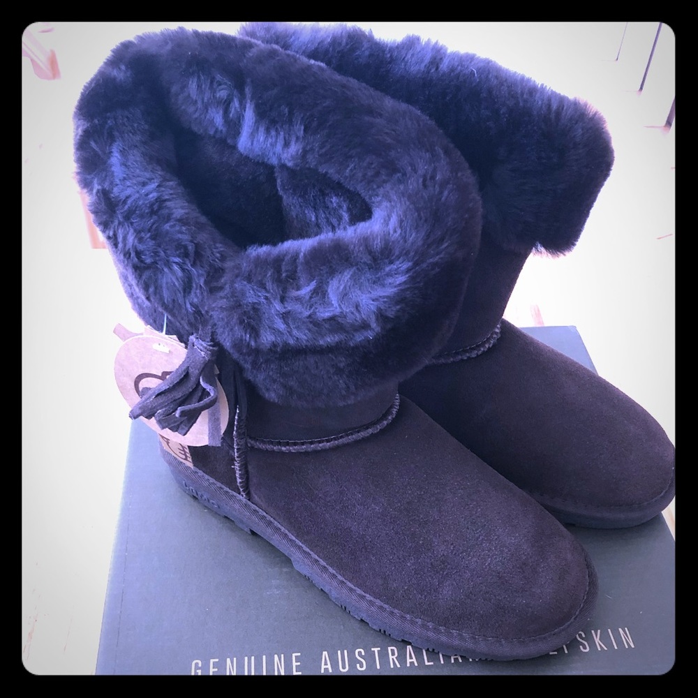 Merino wool lined Australian sheepskin boots